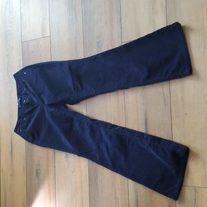 Talbots black corduroy women's jean pants.
